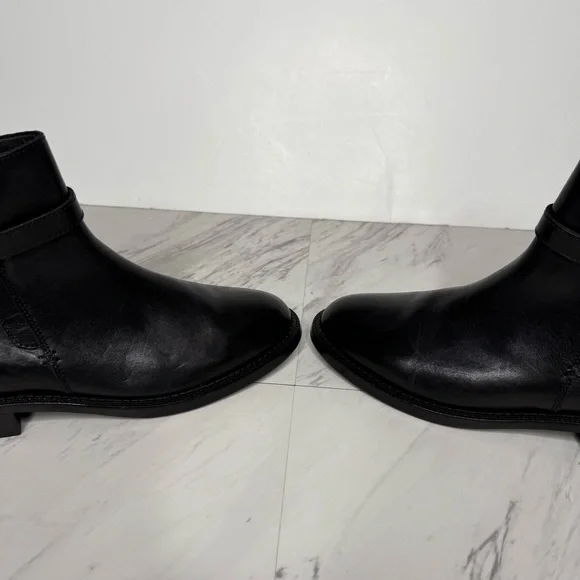 Sam Edelman Nolynn Black Leather Bootie 8M - Picture 9 of 15